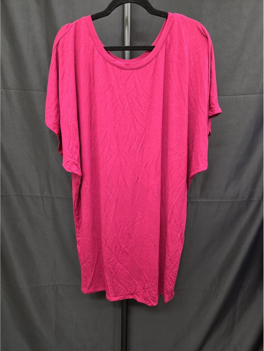 Lock and Love Women’s Casual Short Sleeve Dolman Top Loose Fit XXXL